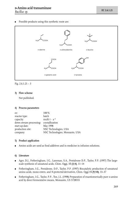 Industrial Biotransformations