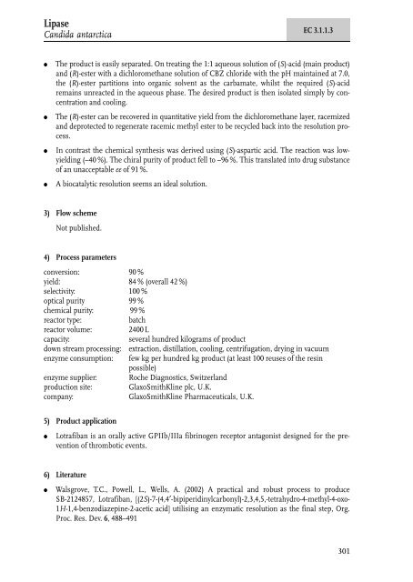 Industrial Biotransformations