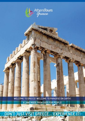 Brochure of Αthens Tours Greece