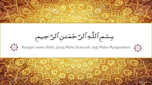 Surah AlImran 103-105 dan selawat