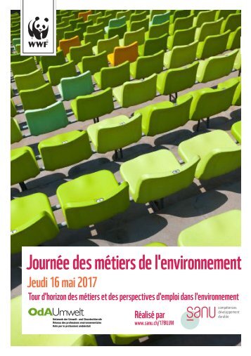 Journée des métiers de l'environnement: Jeudi 16 mai 2017