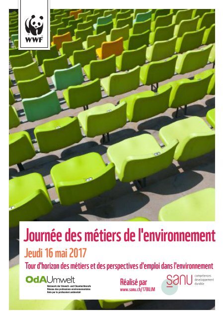 Journée des métiers de l'environnement: Jeudi 16 mai 2017