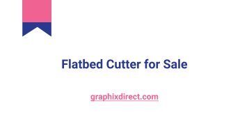 Flatbed Cutter for Sale