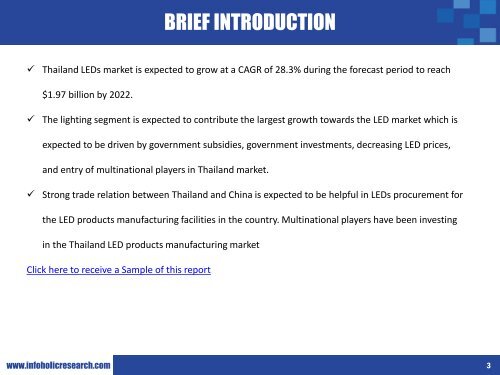 Thailand LED market