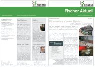 Fischer Aktuell - Fischer Landmaschinen