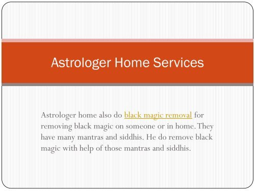 Astrologer Home Services