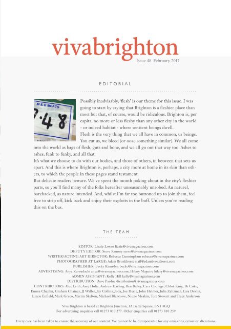 Viva Brighton Issue #48 February 2017
