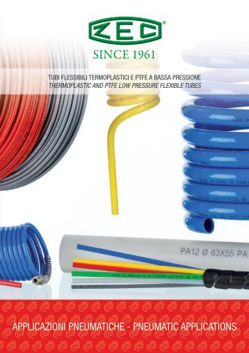 ZEC - Thermoplastic and PTFE low pressure flexible tubes