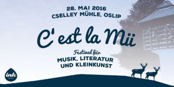 C'est la Mü 2016 - Programmheft