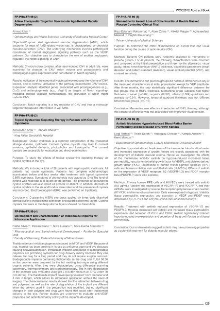 Table of Contents - WOC 2012