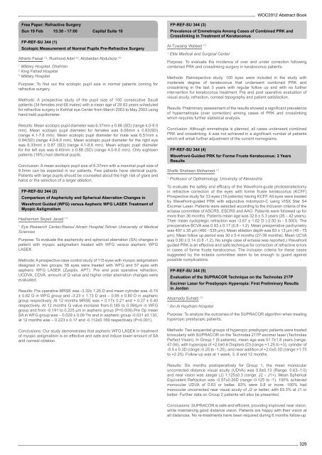 Table of Contents - WOC 2012