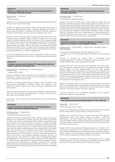 Table of Contents - WOC 2012