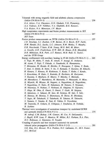 1 - Nuclear Sciences and Applications - IAEA