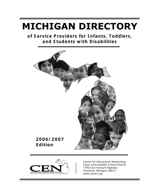 Michigan Directory of Service Providers for Infants, Toddlers