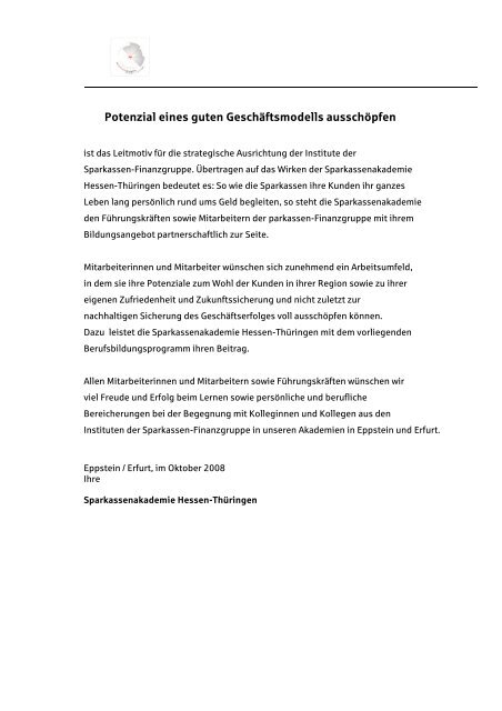 Bildungsprogramm 2009 Pdf Sparkassen Finanzgruppe Hessen