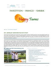 Dominikanische Republik - Happy Farms