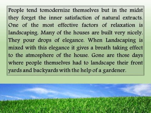 Landscaping Ideas and Lawn Care Solutions