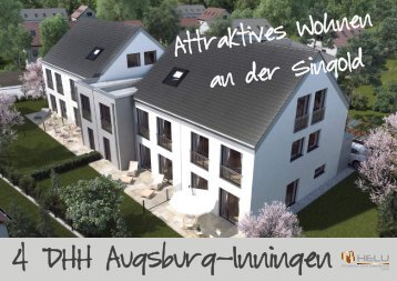 Inningen / Augsburg – Vier Doppelhaushälften in Massivbauweise