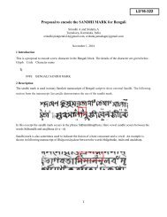 Proposal to encode the SANDHI MARK for Bengali