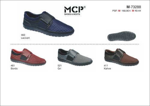 MCP Shoes & Boots- 2017 Summer Catalogue