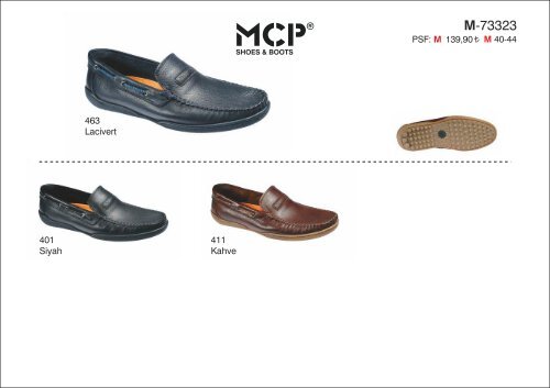 MCP Shoes & Boots- 2017 Summer Catalogue