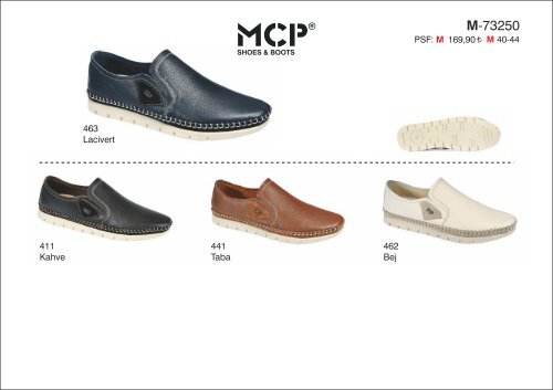 MCP Shoes & Boots- 2017 Summer Catalogue