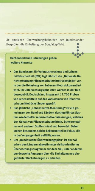 Chemischer Pflanzenschutz - FNL