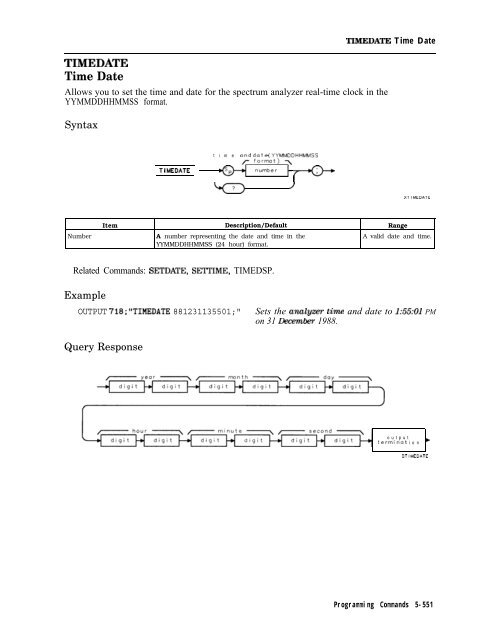 HP 8590 E & L Series Spectrum Analyzers and HP 8591C Cable TV ...