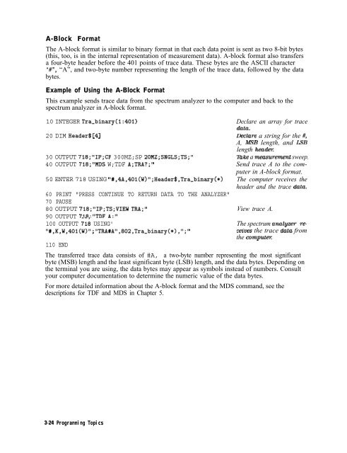 HP 8590 E & L Series Spectrum Analyzers and HP 8591C Cable TV ...