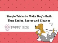 Simple Tricks to Make Dog's Bath Time Easier, Faster and Cleaner