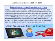 Get AT&T Email Customer support for holding error free account 1-888-521-0120