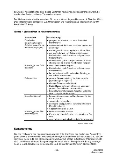 Leguminosen – Ackerbohnen- und Erbsenanbau - Oekolandbau.de