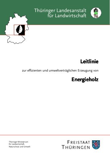 Leitlinie Energieholz - Thüringer Landesanstalt für Landwirtschaft