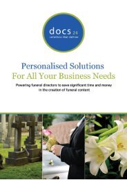 Funeral Brochure