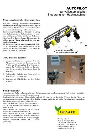 Technische Voraussetzungen - Kress Landtechnik