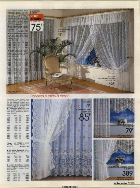 1991 LA REDOUTE PRINTEMPS-ETE MAIL ORDER CATALOGUE ON DVD