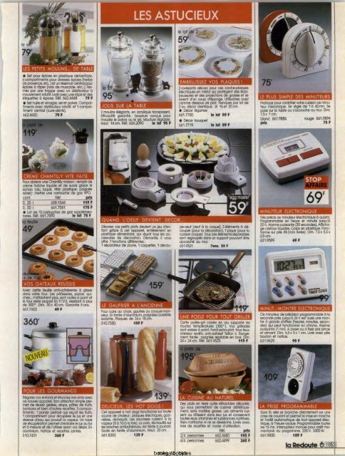 1991 LA REDOUTE PRINTEMPS-ETE MAIL ORDER CATALOGUE ON DVD