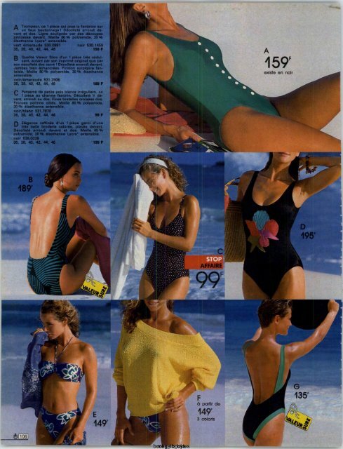 1991 LA REDOUTE PRINTEMPS-ETE MAIL ORDER CATALOGUE ON DVD