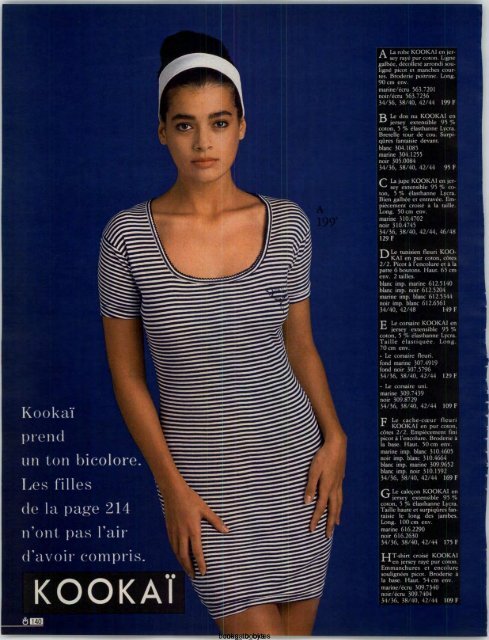 1991 LA REDOUTE PRINTEMPS-ETE MAIL ORDER CATALOGUE ON DVD