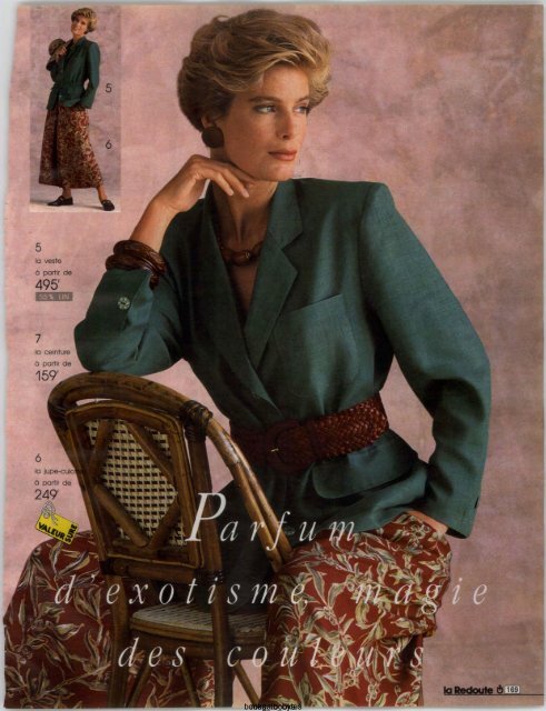 1991 LA REDOUTE PRINTEMPS-ETE MAIL ORDER CATALOGUE ON DVD