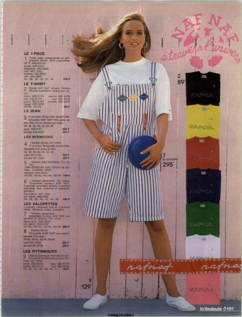 1991 LA REDOUTE PRINTEMPS-ETE MAIL ORDER CATALOGUE ON DVD