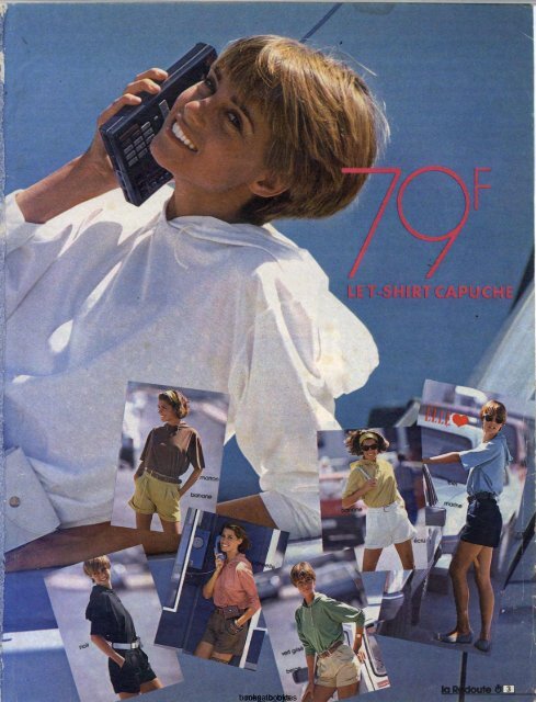 1991 LA REDOUTE PRINTEMPS-ETE MAIL ORDER CATALOGUE ON DVD