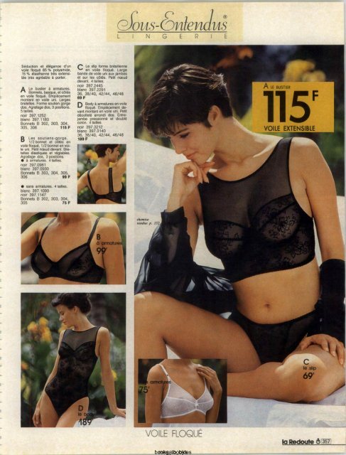 1991 LA REDOUTE PRINTEMPS-ETE MAIL ORDER CATALOGUE ON DVD