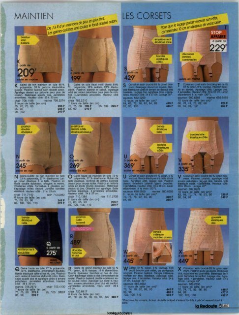 1991 LA REDOUTE PRINTEMPS-ETE MAIL ORDER CATALOGUE ON DVD