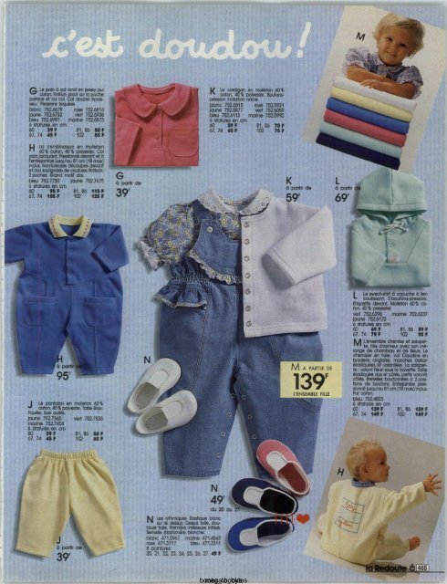 1991 LA REDOUTE PRINTEMPS-ETE MAIL ORDER CATALOGUE ON DVD