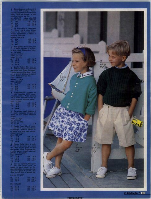 1991 LA REDOUTE PRINTEMPS-ETE MAIL ORDER CATALOGUE ON DVD