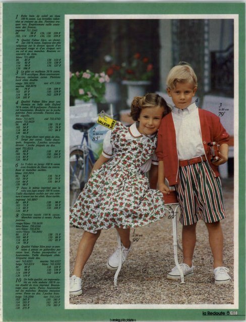 1991 LA REDOUTE PRINTEMPS-ETE MAIL ORDER CATALOGUE ON DVD