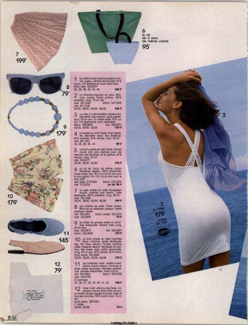 1991 LA REDOUTE PRINTEMPS-ETE MAIL ORDER CATALOGUE ON DVD