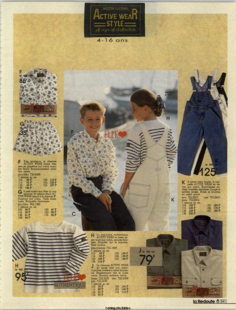 1991 LA REDOUTE PRINTEMPS-ETE MAIL ORDER CATALOGUE ON DVD