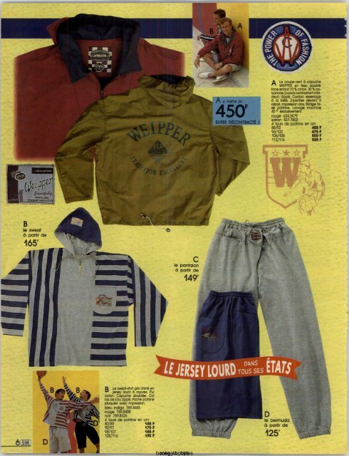 1991 LA REDOUTE PRINTEMPS-ETE MAIL ORDER CATALOGUE ON DVD